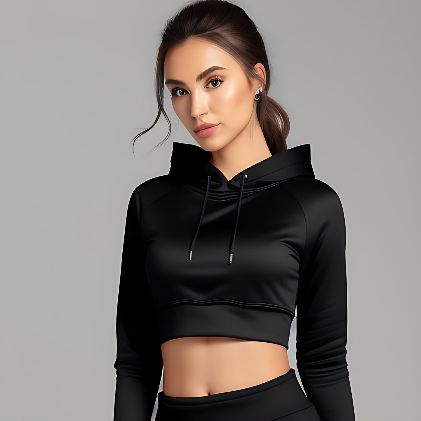 OG-Classic Womans Crop Top Hoodie